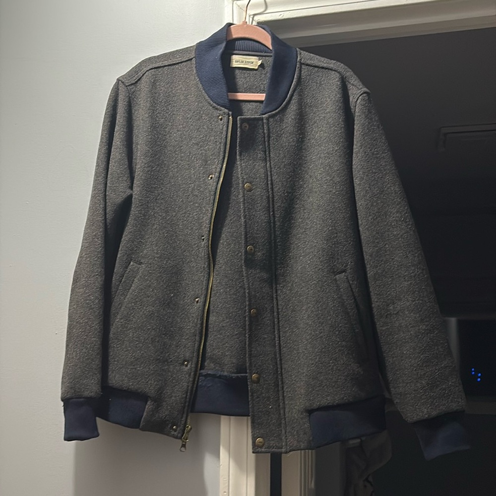 Taylor Stitch men’s 80% wool bomber jacket